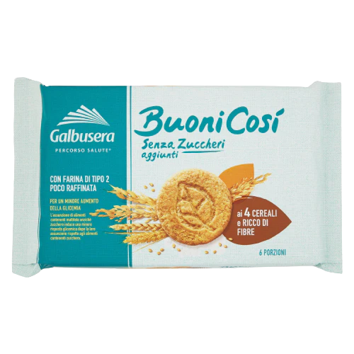 Galbusera Buoni Cosi No Added Sugar Shortbreads - Europe