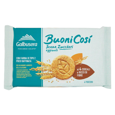 Galbusera Buoni Cosi No Added Sugar Shortbreads - Europe