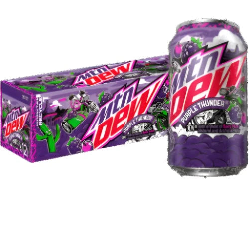 Mountain Dew Purple Thunder - Case of 12 (BB: NOV 11)