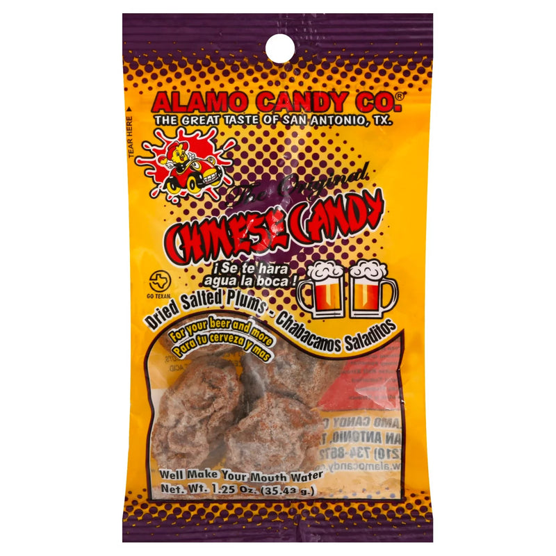 Alamo Candy Chinese Candy Dried Salted Plums - 12ct