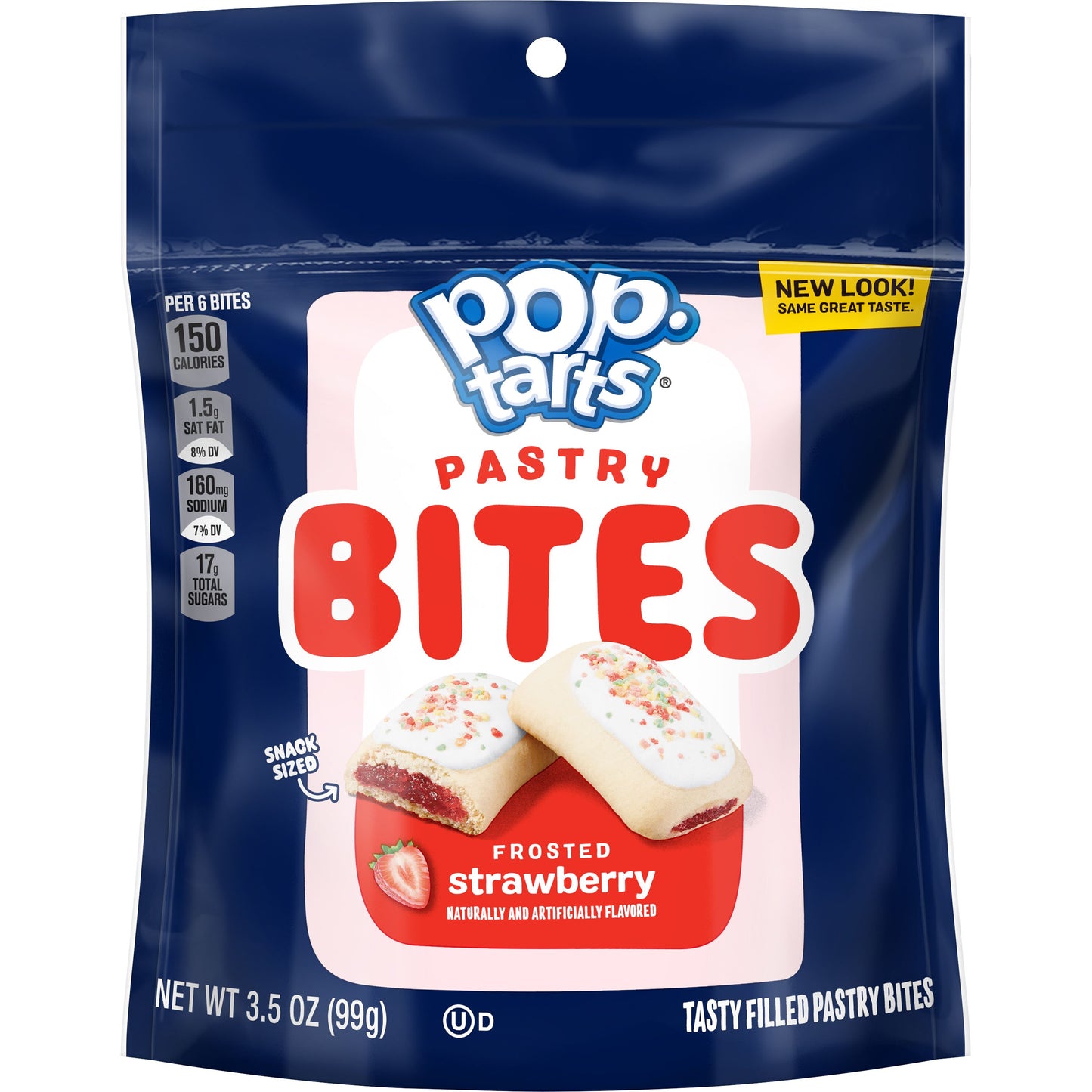 Pop Tarts Pastry Bites Frosted Strawberry Bag 99g - Case of 12