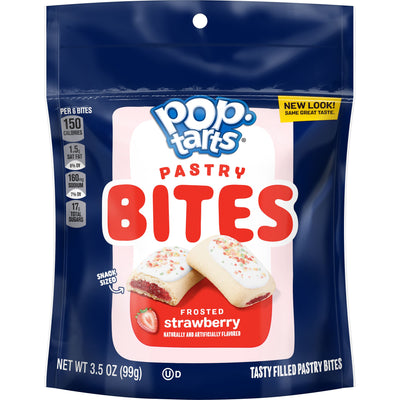 Pop Tarts Pastry Bites Frosted Strawberry Bag 99g - Case of 6