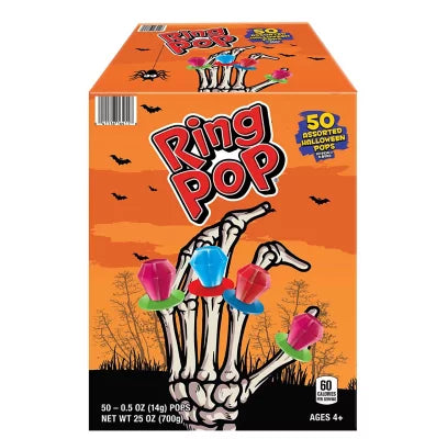 Ring Pop Assorted Halloween Pops - 50ct