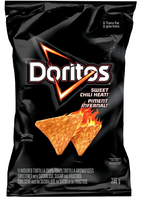 Doritos Sweet Chili Heat Tortilla Chips 235g - 12 Pack