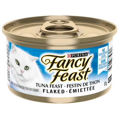 Purina Fancy Feast Flaked Tuna Cat Food 85g - Case of 24