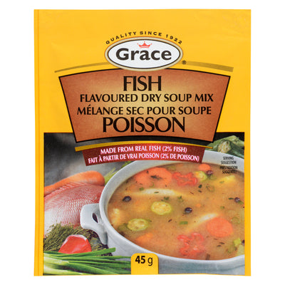 Grace Fish Flavoured Soup Mix 45g - 12ct