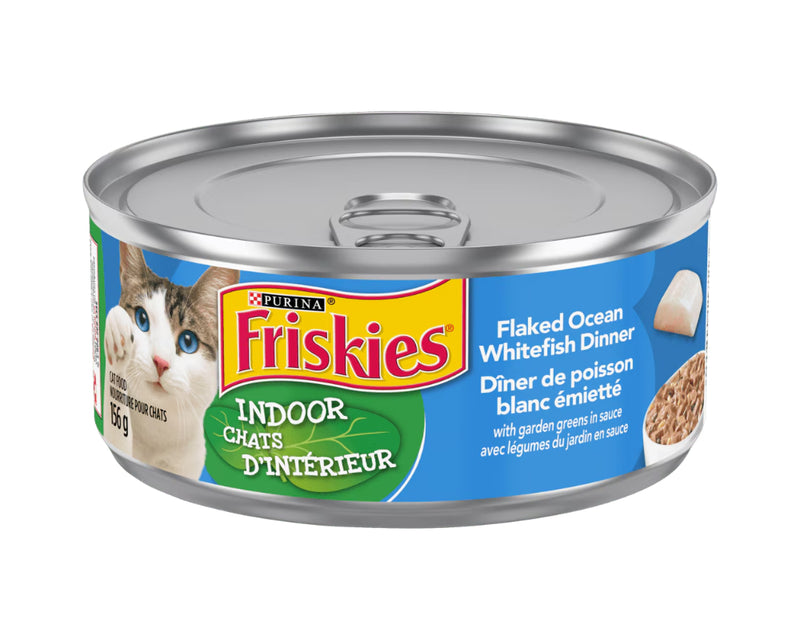 Friskies Indoor Saucy Seafood Bake Cat Food 156g - Case of 24