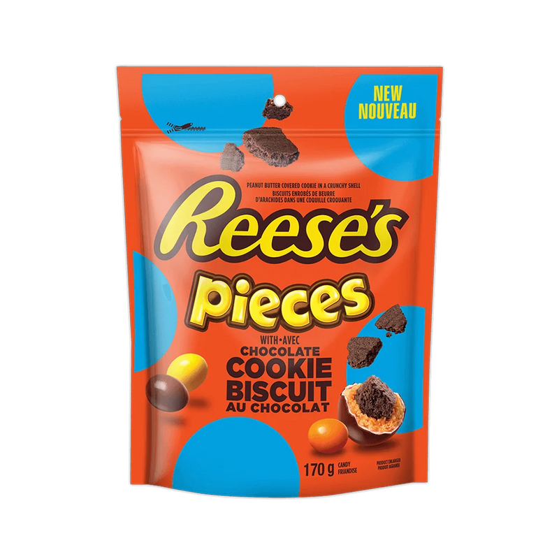 Reese's Pieces with Chocolate Cookie Biscuit 170g - Case of 12