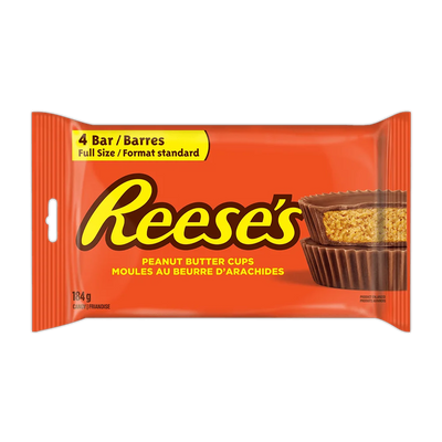 Reese's Peanut Butter Cups 4 Bars 184g - Case of 12