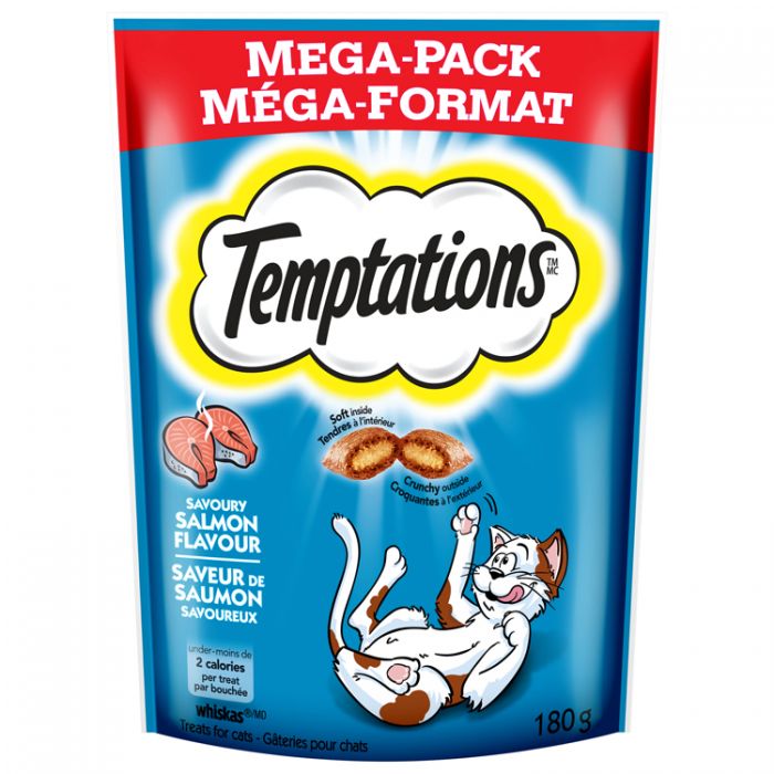 Temptations Savoury Salmon Dog Food 180g - Case of 10