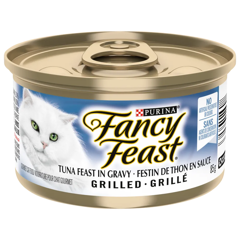 Purina Fancy Feast Tuna in Gravy Cat Food 85g - Case of 24