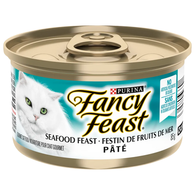 Purina Fancy Feast Seafood Pâté Cat Food 85g - Case of 24