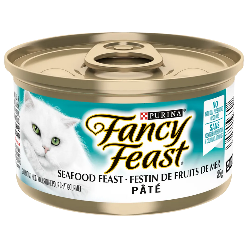 Purina Fancy Feast Seafood Pâté Cat Food 85g - Case of 24