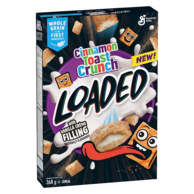 Cinnamon Toast Crunch Loaded Cereal 368g - Case of 12