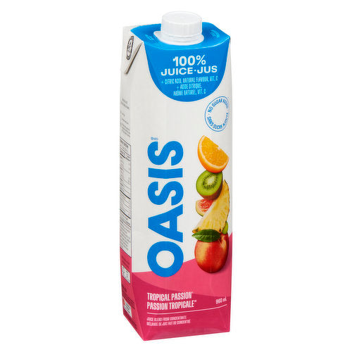 Oasis Tropical Passion 960ml (12 pack)