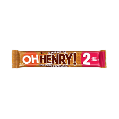 Oh Henry! Reese's Peanut Butter Bar 85g - Case of 24