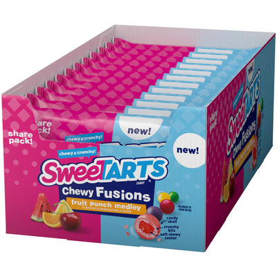 Sweetarts Fruit Punch Medley Share Pack 99g - 12ct