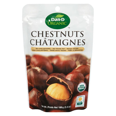 Dan-D Organic Chestnuts 100g - Case of 24