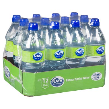 Naya Natural Spring Water Sports Cap 750ml (12 Pack)