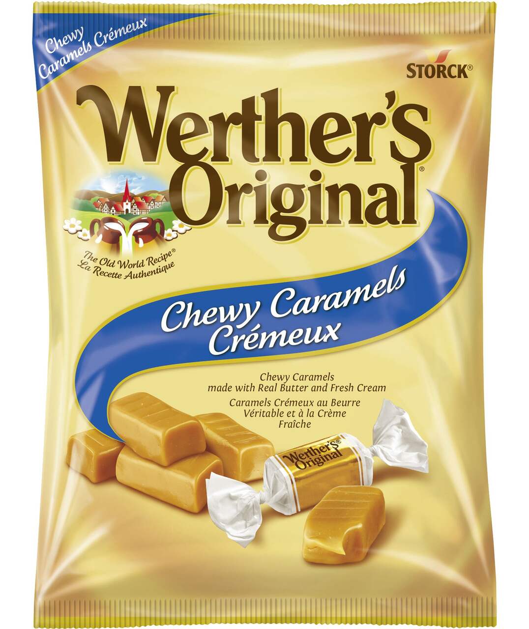 Werther's Original Chewy Caramels 128g (Case of 12)