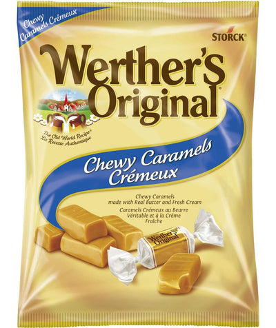 Werther's Original Chewy Caramels 128g (Case of 12)