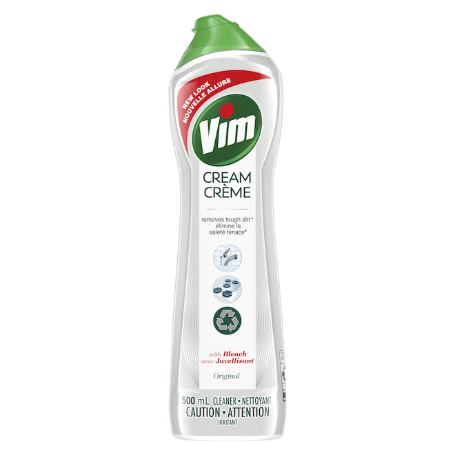 Vim Cream With Bleach 500Ml - Case of 12