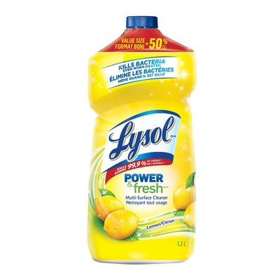 Lysol Power & Fresh Multi Surf Clner Lemon 1.2L