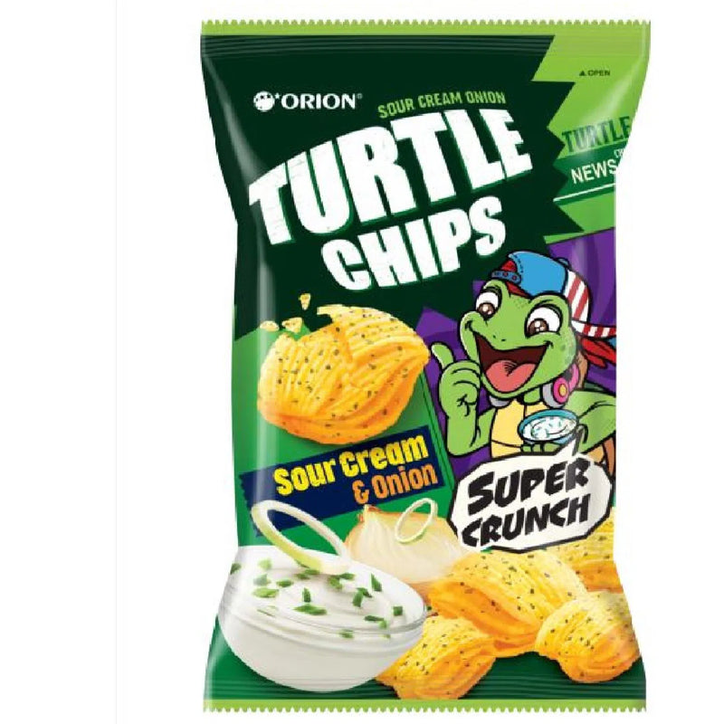 Turtle Chips Sour Cream & Onion - Case of 12