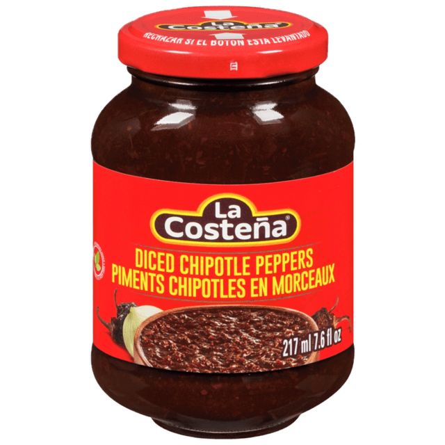 La Costena Diced Chipotle Peppers 217ml - Case of 12