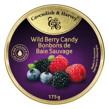 Cavendish & Harvey Wild Berry Candy Tins - Case of 9 – Stockup Market