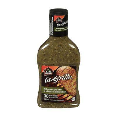 Club House La Grille Mediterranean Garlic & Basil Marinade 350ml - Case of 12