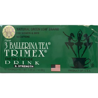 3 Ballerina Trimex Green Tea - 18ct