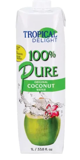 Tropical Delight 100% Pure Coconut Water 1L (12 Pack)