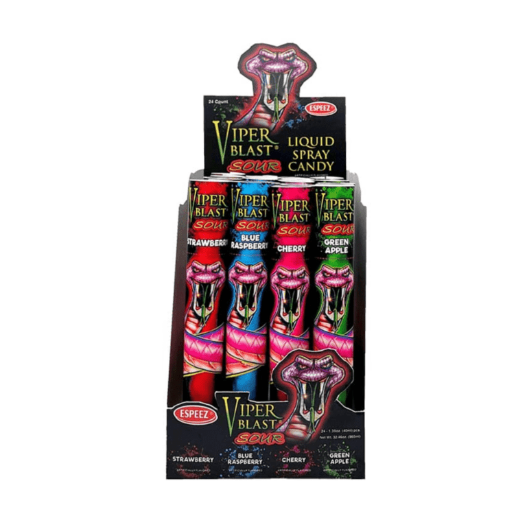 Espeez Viper Blast Sour Candy - 24ct