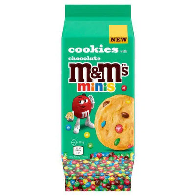 M&M's Minis Chocolate Cookies 180g - 8 Pack (Europe)