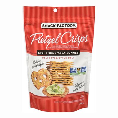 Pretzel Crisps Everything Deli Style - Case of 12