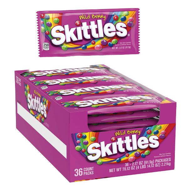 Skittles Wild Berry 61.5g - 36ct