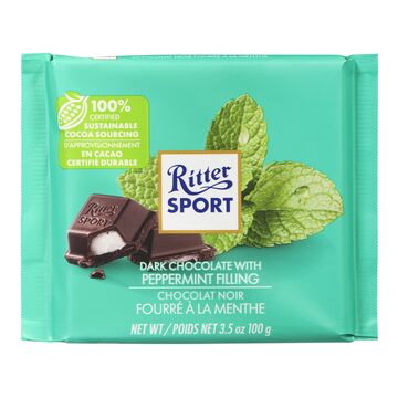 Ritter Sport Dark Chocolate with Peppermint Bars - 11ct