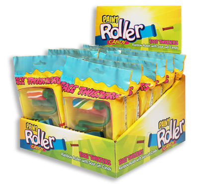 Face Twisters Paint Roller Candy - 12ct