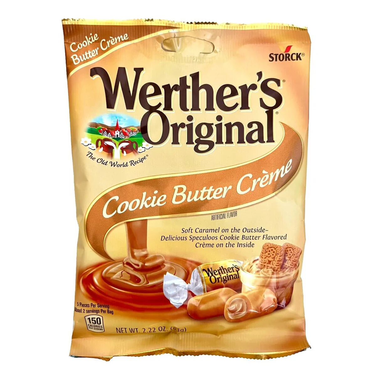 Werther's Original Cookie Butter Crème 63g (Case of 12)