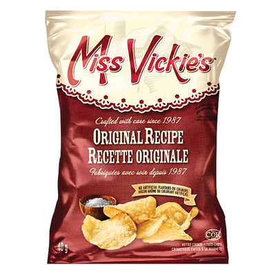 Miss Vickie's Original Recipe Potato Chips 40g - 40ct