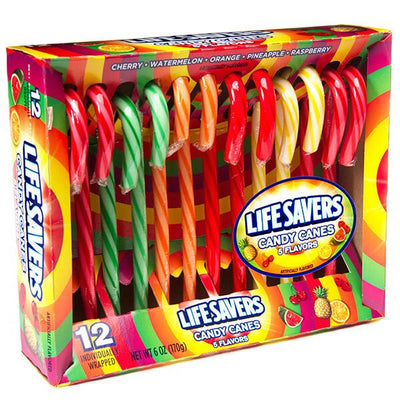 Lifesavers 12 Candy Canes (Case of 12)