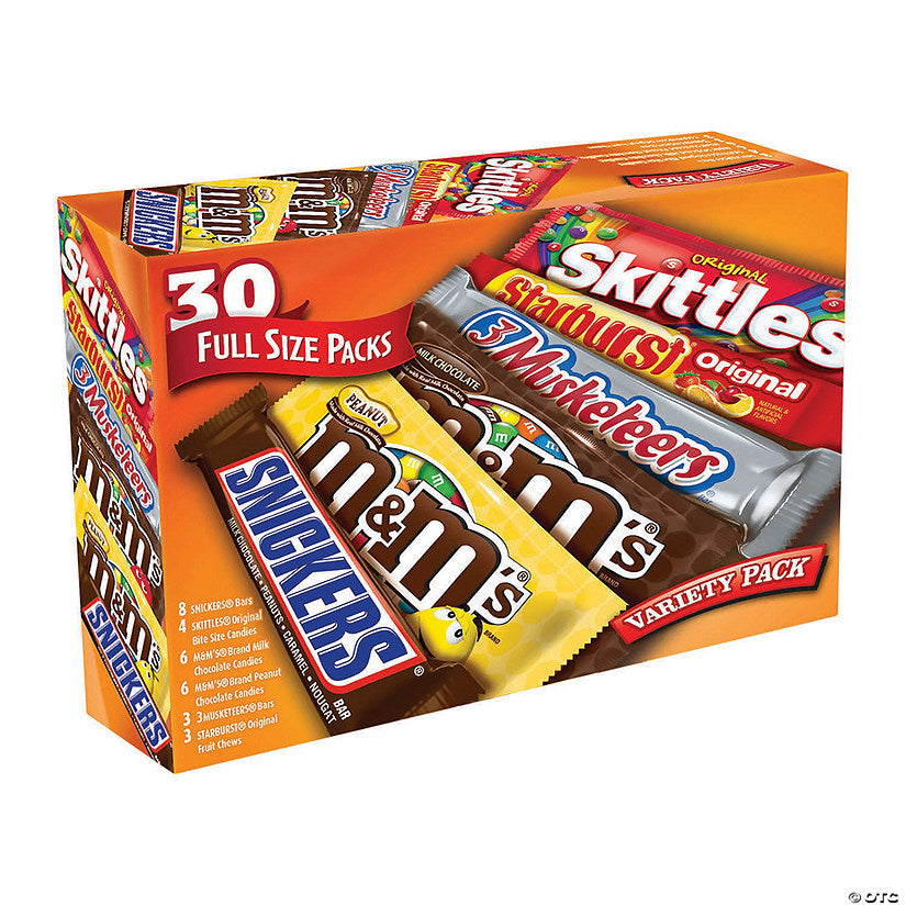 Mars Variety Pack Bars - 30ct