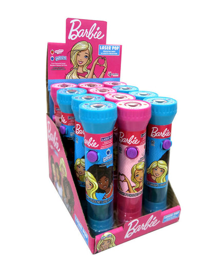 Barbie Laser Pop Candy - 12ct