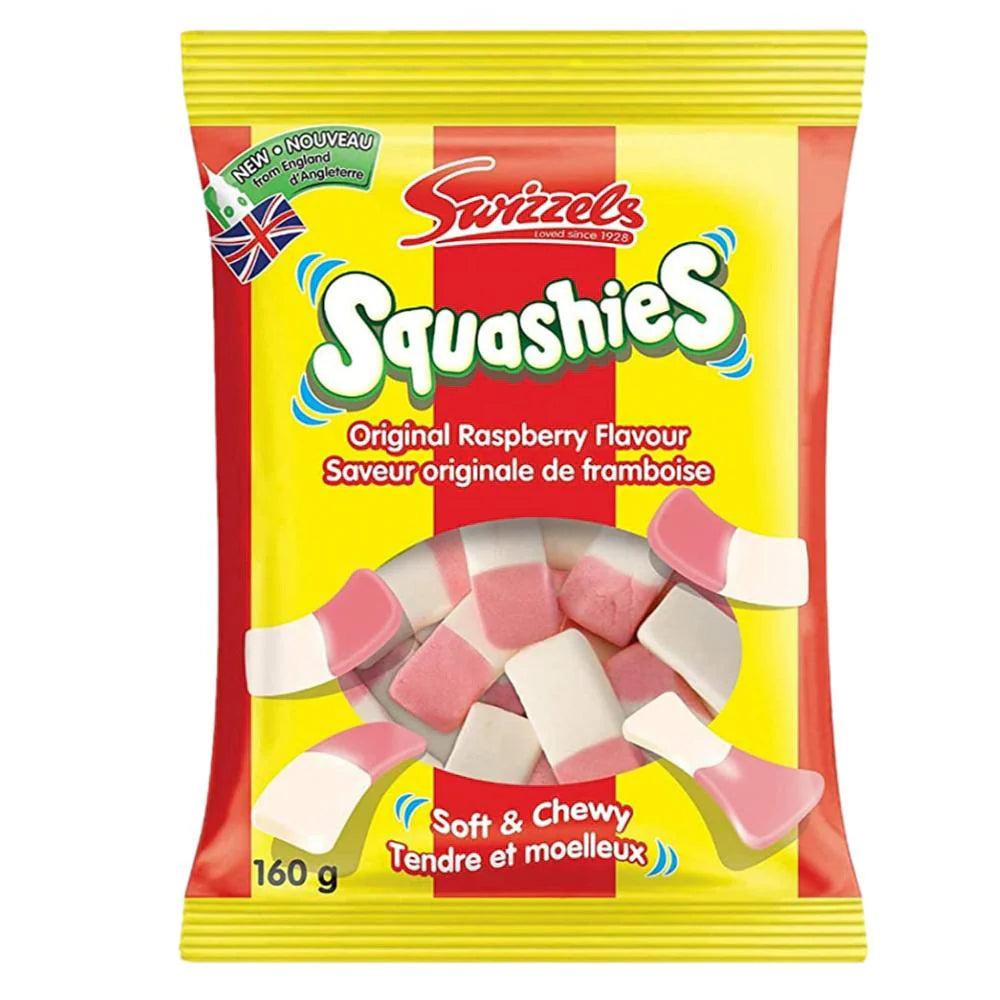 Swizzels Squashies Original Raspberry Flavour - Case of 10