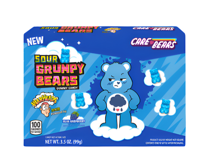 Warheads Sour Grumpy Bears Theater Box - (Case of 12)