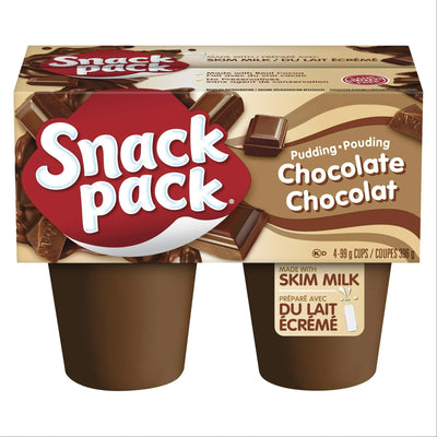 Snack Pack Chocolate 99g x 4 - Case of 12