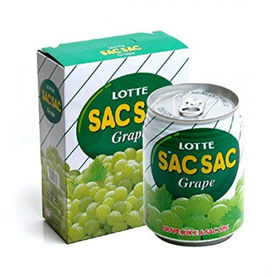 Lotte Sac Sac Grape 238ml - (12 Pack) - Korea