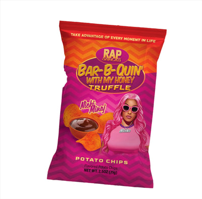 Rap Snacks Nicki Minaj Bar-B-Quin' with Honey truffle Chips 71g (Case of 16)