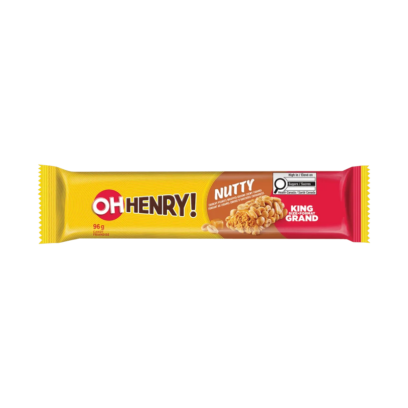 Oh Henry! Nutty Bar King Size 96g - 18ct